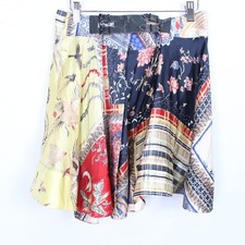 Gonna Just Cavalli multicolore in pura seta taglia 40 taglia S da donna