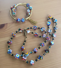 Set bracciale collana perle