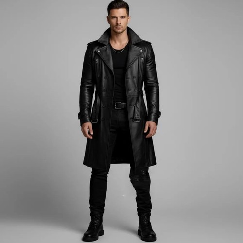 Trench coat doppiopetto fatto