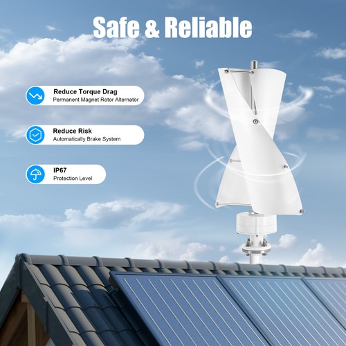 Turbina eolica asse - , verticale