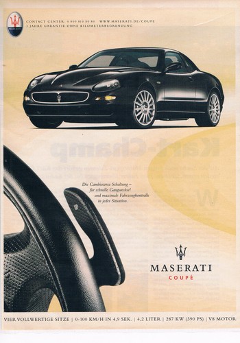 Maserati pubblicità - maserati,
