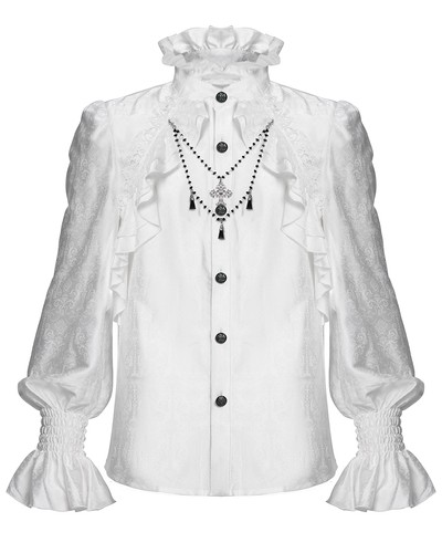 Camicia elegante jacquard