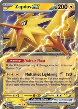 Zapdos ex - 145/165 - Pokemon