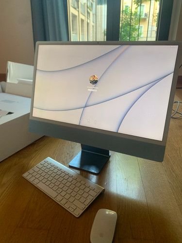 Apple imac blue - 24",
