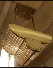 Lampadario Art Deco vittoriano