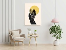 QUADRI MODERNI STAMPA SU TELA NORDICO SCANDINAVO ASTRATTI ASTRATTO MANO T296