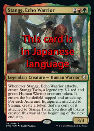 Mtg stangg echo - stangg,,