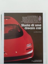 Clipping Ritaglio Articolo 1990 FERRARI MYTHOS e le FERRARI di PININFARINA