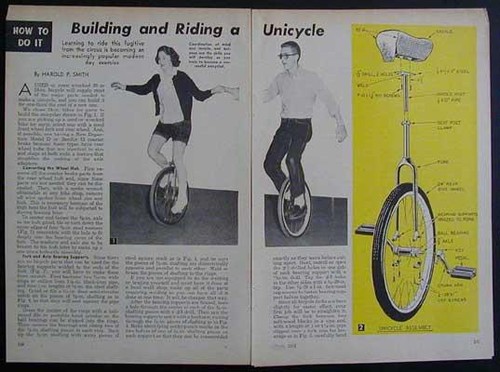 Monociclo 1960 come - monociclo, costruire