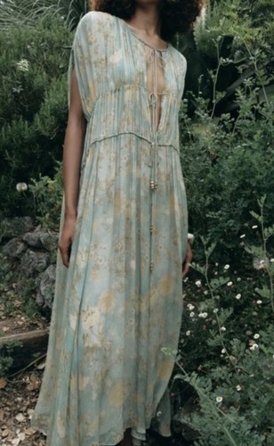 Abito midi floreale zara - midi,
