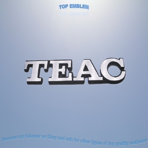 Teac 35x10mm emblema badge - teac,