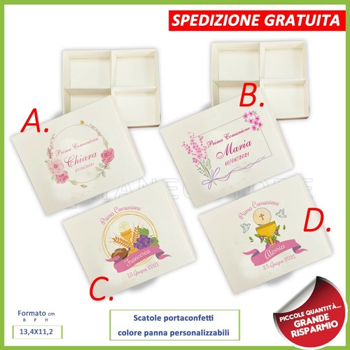 Scatola portaconfetti colore - scatola,