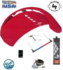 Stunt Kite HQ4 Fluxx 1.3 Trainer Kite-boarding Power + Bar + Linee + Kite Killer