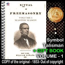 Antique Book Masonic Manuscript Ritual Freemasonry Practical Magic Esoteric 1853