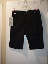 Grace Element Bermuda 6P Shorter Rise Proportioned to Fit Women 5'4"or und Black