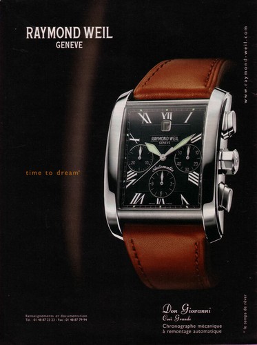 Publicité papier montre - publicité,