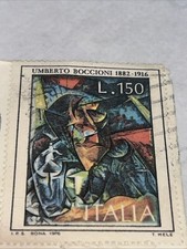 Raro Francobollo Umberto Boccioni