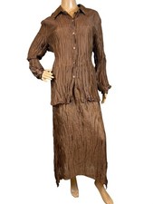 Marina Rinaldi Brown Textured