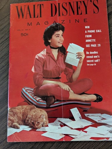 Walt disney magazine vintage - walt,