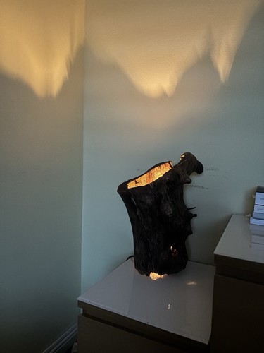 Lampada tavolo fatta - tavolo, a