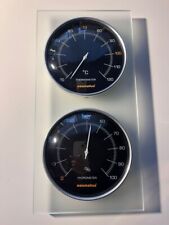 Saunalux Termometro Igrometro Vetro Sauna Accessori Nuovo + Confezione Originale