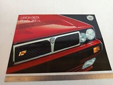 campionario tabella colori originale 1992 Lancia Delta HF Turbo cat 1600 i.e.