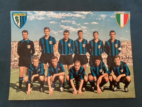 Cartolina calcio squadra inter - squadra,