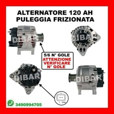 ALTERNATORE 120AH RENAULT KANGOO EXPRESS 1.5 DCI DAL 2005 KW62 CV84 K9K718 68