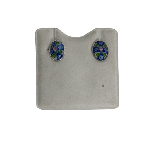 Orecchini ovale murrine - ovale,,