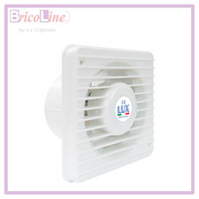 ASPIRATORE ELICOIDALE LUX SERIE T MURO MM.80 15W 240V PORTATA 60M3/H LUX102N