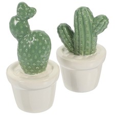  2 Pcs Piante Finte Cactus
