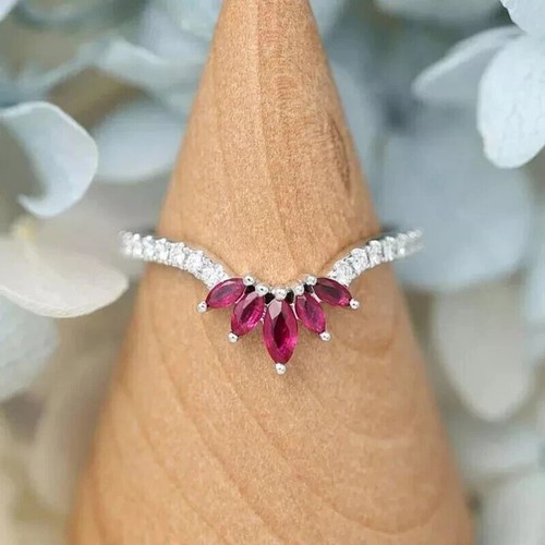 Anello eternità rubino - anello,