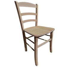SEDIA PAESANA LEGNO GREZZO