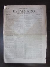Il Panaro Gazzetta di Modena 7 Novembre 1869 giornale quotidiano originale xx55
