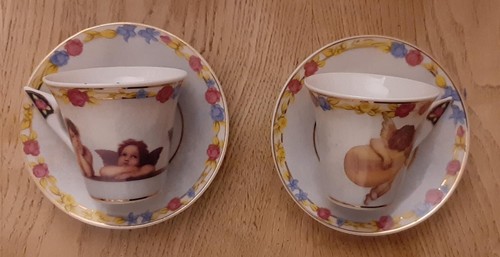 Due tazzine decorative - , in
