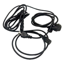 Stock 3 cavi alimentazione tripolari per pc monitor stampanti ricambio usato