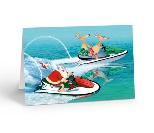 Biglietti natale fun - di,