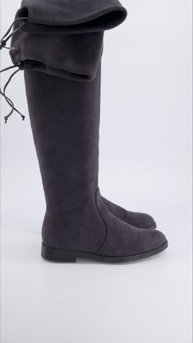 Stivaletto sole camoscio blu - stivaletto,