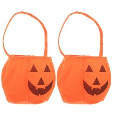 2 Pcs De Bonbons D'halloween Fourre-tout À Sacs Cadeaux Pour Fête
