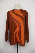 EGON VON FURSTENBERG MAGLIONE DONNA TG. 25 SWEATER WOMAN ITALY VINTAGE LANA TAG