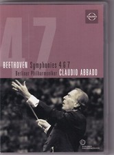 BEETHOVEN SYMPHONIES 4 & 7 DVD Berliner Philharmoniker Claudio Abbado M09113