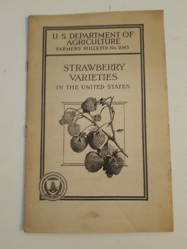 Vtg 1935 strawberry varieties - vtg,