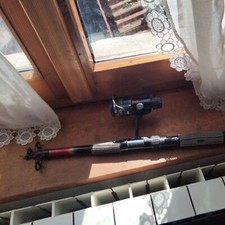 Canna Da Pesca Daiwa 576 M - 210 Con Mulinello Browning Grafite 5004