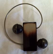 Spilla Vintage Firmata MARIA CALDERARA Made in Italy Venezia design cm 7