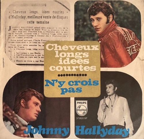 Johnny hallyday cheveux - –,