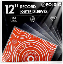 100 Pz. Buste Vinili 33 Giri