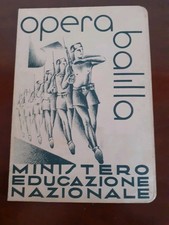 PAGELLA ANNO 1936 37  OPERA