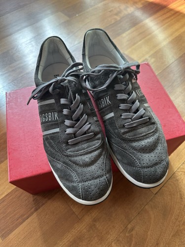 Bikkembergs gray suede lace - lace, up