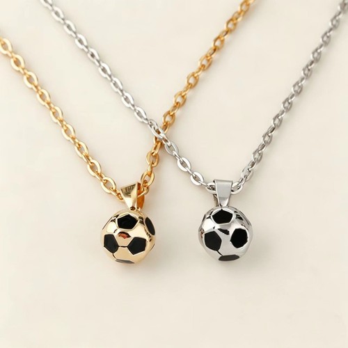 Collana con ciondolo calcio - , 3d