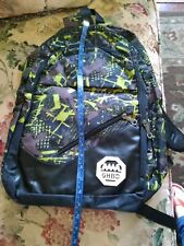 Zaino scuola unisex verde nero